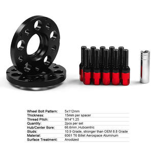 Kit de modification de moyeu de roue pour BMW Mini, 14*1.25, acier allié, aluminium, joint élargi avec boulons, entretoises de roue adaptées - Product Image 5