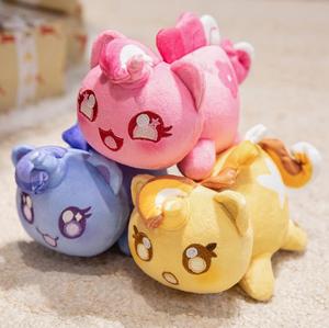 Peluche de Gato Colorido y Adorable de 15 cm, Juguete de Peluche Suave, Muñeco de Gato Encantador, Regalos para Niños - Product Image 1