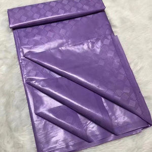 Tissu Imprimé de Qualité en Coton Jacquard Africain, Vente en Gros, Échantillon Gratuit de Tissu Riche <span class=keywords><strong>Bazin</strong></span> pour Robe - Product Image 6