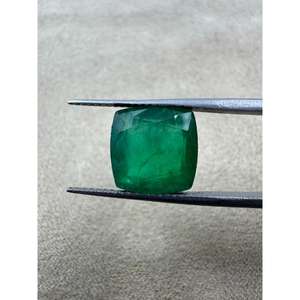 6.85พลอยพลอยเทียมสีเขียวมรกตแบบหลวมคุณภาพสูงตัดจากแซมเบียสำหรับทำเครื่องประดับ - Product Image 5