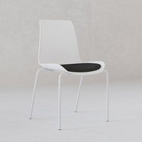 Chaise de bureau empilable au design moderne avec cadre en fer et assise en maille, garantie 5 ans, multi-usages pour hôtel, réception, formation des étudiants