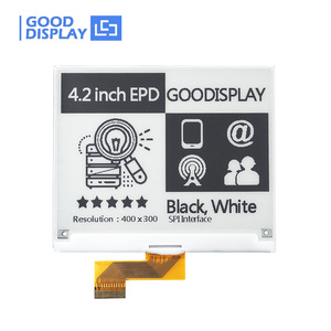 GDEY042T81 จอแสดงผล E-Ink ขนาด 4.2 นิ้ว 400×300 SPI รีเฟรชเร็ว 1.5 วินาที โมดูลกระดาษอิเล็กทรอนิกส์ประหยัดพลังงาน สำหรับป้ายราคาแบบดิจิทัล - Product Image 1