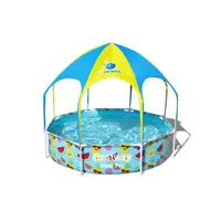 Piscina Bestway 56432 Splash Frame in ombra con tettuccio parasole e irrigatore piscina fuori terra per bambini