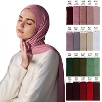 Foulards et Écharpes Musulmanes Personnalisables de Gros Sharut – Hijabs en Coton Jersey Extensible pour Femmes