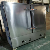 Armoire de cuisson vapeur industrielle en acier inoxydable à 24 plateaux, gaz et électrique, pour cuisine commerciale, directement de l'usine