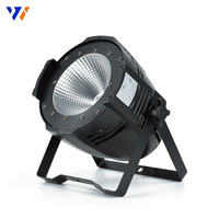 Lampu Par COB 100W DMX 2-in-1 Warm Cool White Surface Light LED Face Light ParCan untuk Acara Pernikahan Panggung Pesta Disko Show