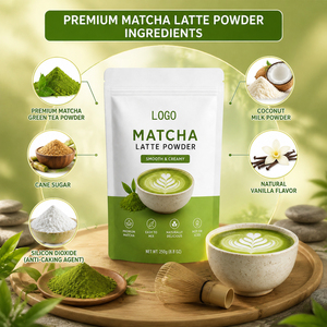 OEM/ODM Polvo de Matcha Latte 300g, 30 Porciones, Suplemento de Fibra Dietética Antioxidante, Apoyo Inmunológico para Adultos, Salud Digestiva - Product Image 3