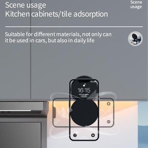 Soporte para Teléfono Móvil para Automóvil, Portátil, con Cargador, Ventosa Personalizada, Soporte Móvil con Succión al Vacío - Product Image 3