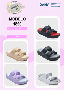 Sandali Eva a Doppia Cinghia Comodi 27 Estivi Open Toe Tinta Unita con Fibbia Decorativa Suola in EVA Scarpe Casual da Uomo - Product Image 3