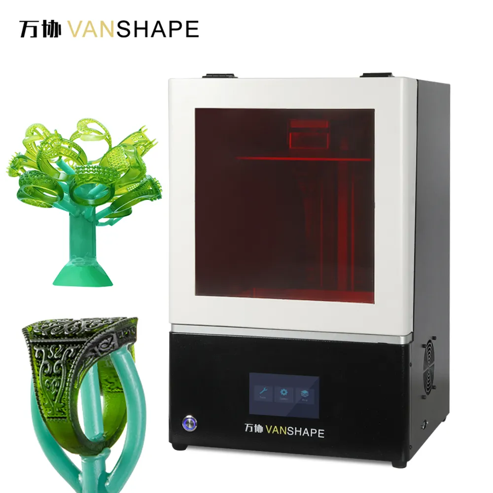 Vanshape, большой размер сборки, 192*120*230 мм, стоматологический дизайн ювелирных изделий, 3D-принтер с УФ-дисплеем, 4K, полимерный 3D-принтер