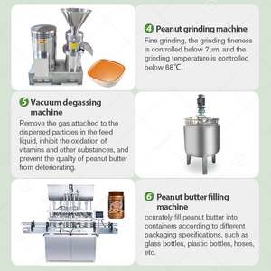 Planta de Fabricación de Mantequilla de Maní Totalmente Automatizada, Línea de Producción de Molino Coloidal, Máquina a Precio Económico - Product Image 4