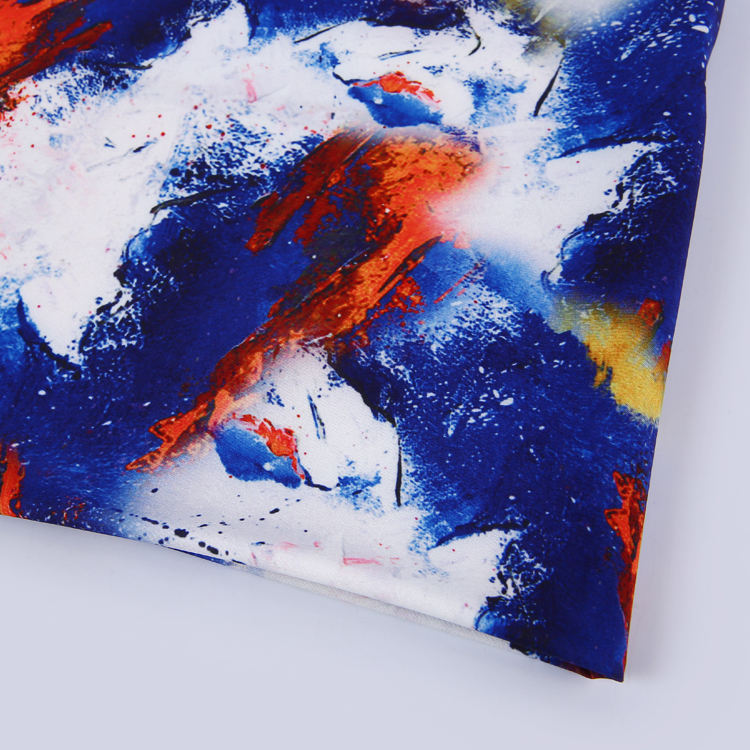 180gsm Poly Spandex Knitted Fabric Soft