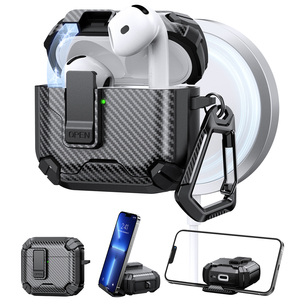 Étui en TPU avec support pour écouteurs, compatible avec <span class=keywords><strong>AirPods</strong></span> Pro 2 <span class=keywords><strong>3</strong></span>, boîte de charge sans fil, protection élégante pour écouteurs <span class=keywords><strong>AirPods</strong></span> 4 <span class=keywords><strong>ANC</strong></span> - Product Image 1