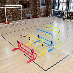 Haies de vitesse et d'agilité réglables <span class=keywords><strong>pour</strong></span> les enfants prêts à expédier des équipements de <span class=keywords><strong>football</strong></span> <span class=keywords><strong>pour</strong></span> l'entraînement d'athlétisme - Product Image 1