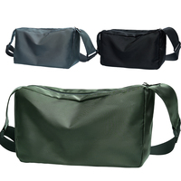 Tas Olahraga Fitness Logo Kustom untuk Pria, Tas Selempang dan Bahu Outdoor untuk Pria