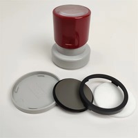Timbre Flash coloré bureau pré encré timbres Flash Sellos rond 51mm timbres Flash vierges