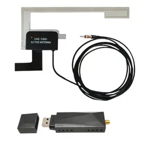 2in1 Car Digital Radio DAB Antenna+ USB File Docking Signal Receiver, DAB Sticker Antenna With USB Type Signal Transmitter