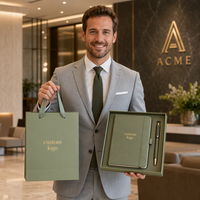 Ensemble de carnets en cuir PU avec logo personnalisé, 100 feuilles, fermeture magnétique, journal de qualité supérieure, pour les affaires, le bureau, promotionnel, corporatif