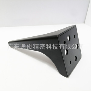 Black Zinc Alloy <b>Sofa</b> Legs Customizable Size Modern Minimalist Furniture <b>Support</b> Durable Living Room Use - Product Image 1