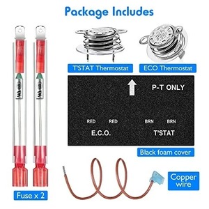 ชุดเทอร์โมสตัท Eco พร้อมฟิวส์และลวดทองแดงสำหรับเครื่องทำน้ำอุ่น RV อะไหล่ที่91447 93866 - Product Image 1