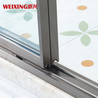 Weixing Cabine de douche d'hôtel personnalisée Salle de douche double en verre trempé à cadre en acier inoxydable 304