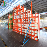 Système de coffrage modulaire léger en PVC, aluminium et plastique pour la construction de murs et de colonnes