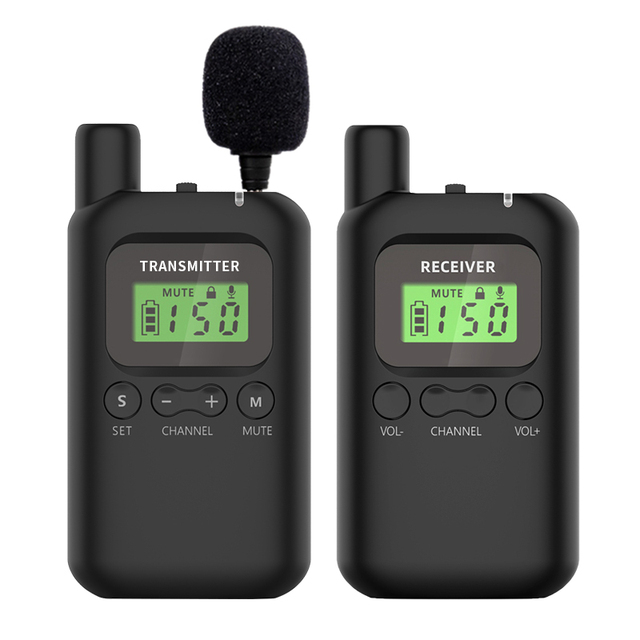 Factory 8210T Tour Guide Audio System Set for Museum Church Conference Teaching Tourism Training Guide Audio