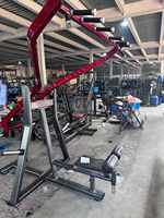 Machine à tractions angulaire à charge de plaques pour exercices dorsaux, équipement de musculation professionnel pour salle de sport
