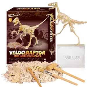 Hot Seller Dig Kit Cheap Dinosaur Educational Kids Toys Dino Archaeological Excavation Kit