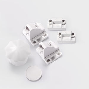 Verrou magnétique de sécurité pour bébé avec porte-clés, épaisseur 3 cm, fixation par <span class=keywords><strong>vis</strong></span> 3M, verrou de placard à l'épreuve des enfants pour la maison - Product Image 2