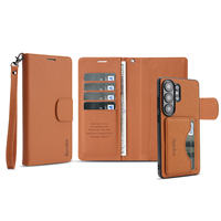 Étui portefeuille de luxe avec porte-cartes pour Samsung Galaxy S26 Ultra/S25/S24/S23 PLUS, coque de téléphone en cuir PU à rabat