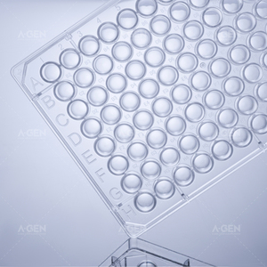 Micro-plaque de culture à 96 puits, fond en U transparent, traitée pour la culture cellulaire, consommable de laboratoire - Product Image 3