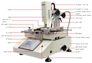 Stazione di rilavorazione <span class=keywords><strong>BGA</strong></span> LV-05 3 zone di aria calda Touch Screen saldatrice 4500W strumenti di saldatura a infrarossi <span class=keywords><strong>BGA</strong></span> <span class=keywords><strong>Rework</strong></span> <span class=keywords><strong>Station</strong></span> - Product Image 5