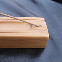 Porte-bâtons d'encens élégants en bambou Brûleur d'encens Oud de qualité supérieure Cadeau Ramadan Bukhoor Porte-encens en bois parfumé en boîte