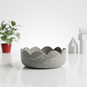 FAIZA CRAFT Bol de service à salade classique en résine polie, fait main, grande capacité, compatible lave-vaisselle, écologique, sans BPA, pour les fêtes - Product Image 1
