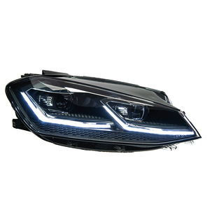 Feux avant Demillon 2018-2020 pour Volkswagen <span class=keywords><strong>Golf</strong></span> High 7.5, feux à LED avec clignotants dynamiques, 12v 55w - Product Image 1