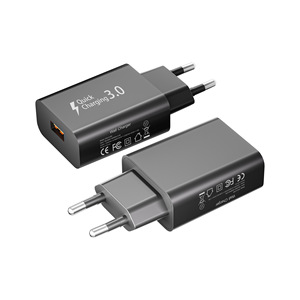 Adaptador de carga rápida estándar europeo QC18W, compatible con Samsung S7, S8, S9 y Apple 15, enchufe USB de carga rápida. - Product Image 2