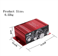 Amplificateur de puissance miniature 12V pour voiture et moto MA170, amplificateur numérique mini HIFI stéréo MA-170, son surround