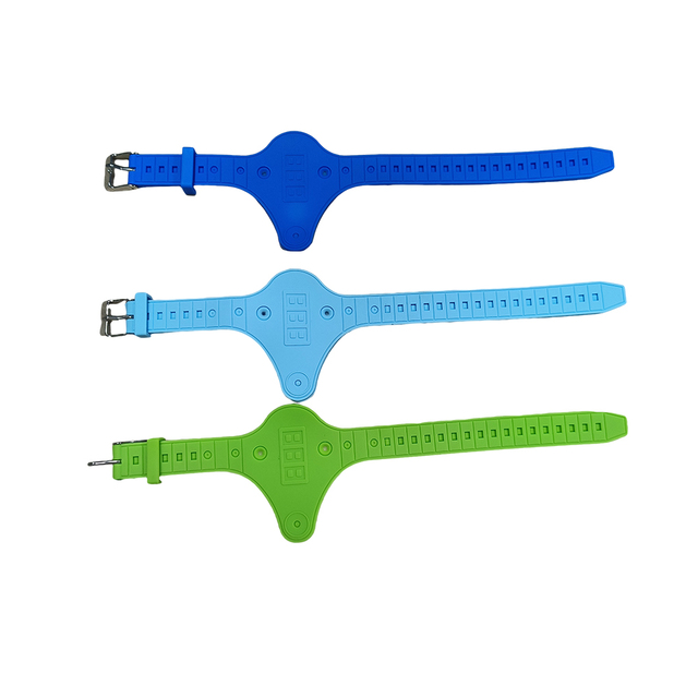 Adult Number Key Chain Adjustable Silicone Wristband Bracelet Key Holder for Sauna Gym Pool ID Badge
