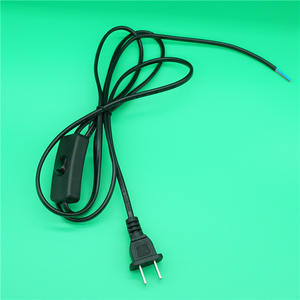 6A 10A CCC Standard Power Cord with 303 on/off switch 2 <strong>Core</strong> China AC Electric Cable 2 Pin Copper Wire Chinese Power <strong>Plug</strong> - Product Image 2