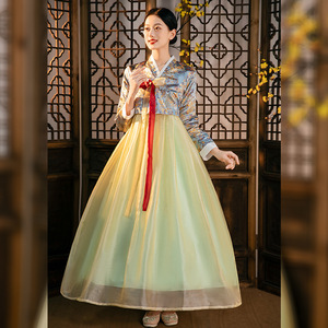 korean traditional formal dress Pink Korean Court Dress - Hanbok