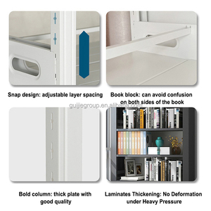 Estantería moderna de alta calidad, estante de doble cara, muebles de biblioteca para <span class=keywords><strong>la</strong></span> escuela y el hogar para bibliotecas universitarias, salas de estar - Product Image 5