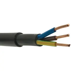 Kabel nyy 4x16 mm2 Conducteur en cuivre PVC 0.6/1kV Câble d'alimentation