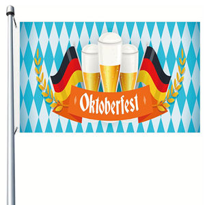 Октоберфест 3x5 футов полиэфирные флаги 2 кнопки двойной дизайн - Product Image 1
