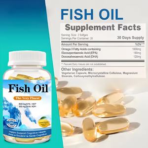 Fabricant de capsules molles d'huile de poisson Halal 1250mg Naturel Omega 3 36/24 Supplément de vitamines à enrobage entérique - Product Image 6