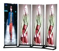 Schermo a specchio a LED per interni P3 1920*640mm dimensioni dell'armadio senza soluzione di continuità per negozi al dettaglio centro commerciale OEM fornitore di animazione del testo