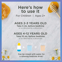 LIFEWORTH Miel Citron Saveur Enfants Doux Sirop Relaxant au coucher Boisson au lit