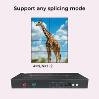 Controlador de Video Wall para Experiencias Inmersivas de Realidad Virtual, 4096X2160 60Hz 4K60, 1 Entrada y 9 Salidas HDMI, Procesamiento FPGA de Hardware Puro