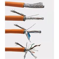 Cable Ethernet Cat6a/Cat7 FTP/SFTP Cableado de comunicación Conductor de cobre Chaqueta de PVC Conector RJ45 Disponible 1M 5M 100M Longitudes