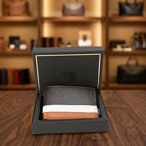 Cartera corta de cuero genuino, éxito de ventas, con cremallera, tarjetero, monedero, personalizable, venta al por mayor, OEM, resistente, elegante. - Product Image 2